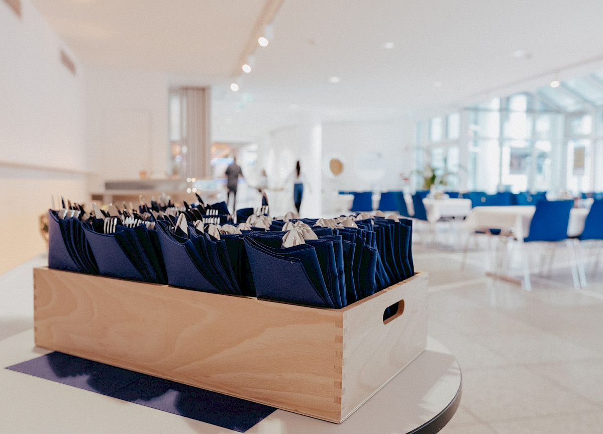 Wintergarten Bankett Catering Besteckkasten