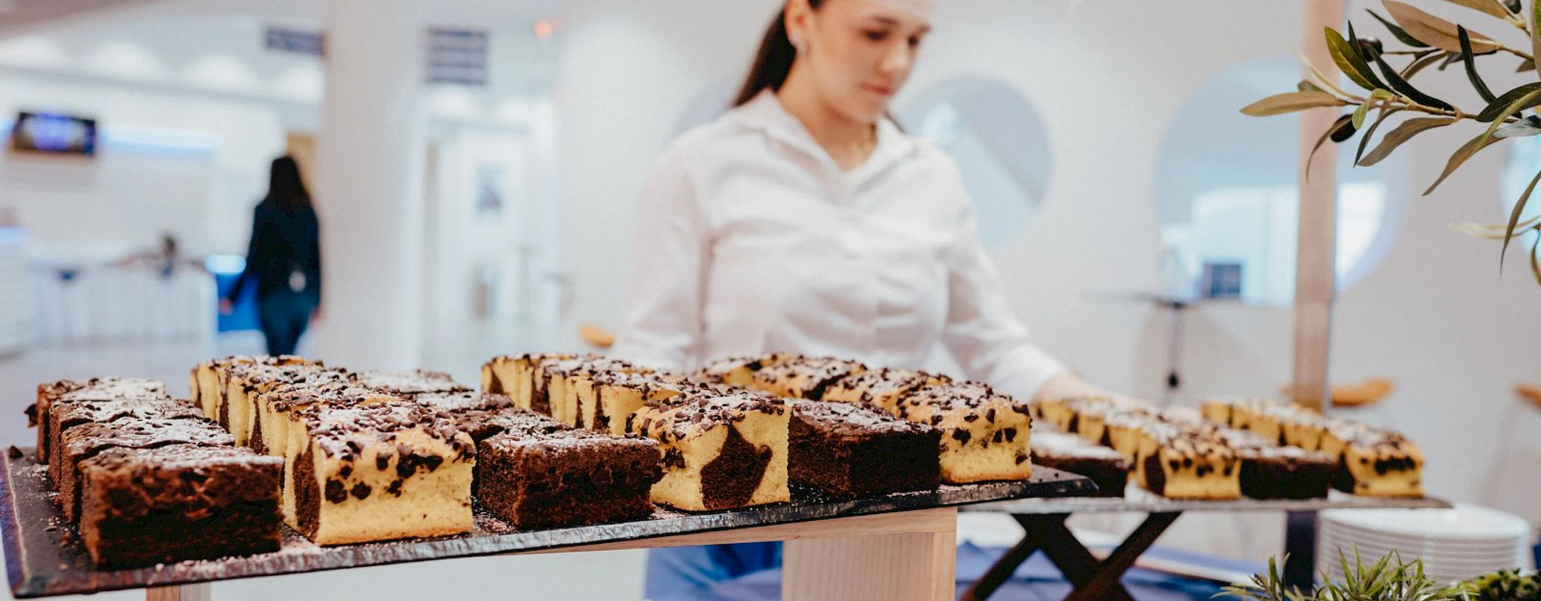 Kuchen für Kaffeepause Tagung