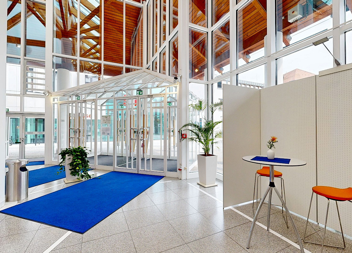 Foyer EG Tagung Messestand Ausstellung