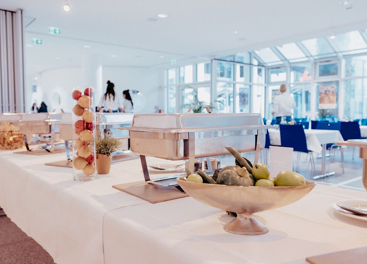 Wintergarten Catering Bankett Buffett mit Chevys