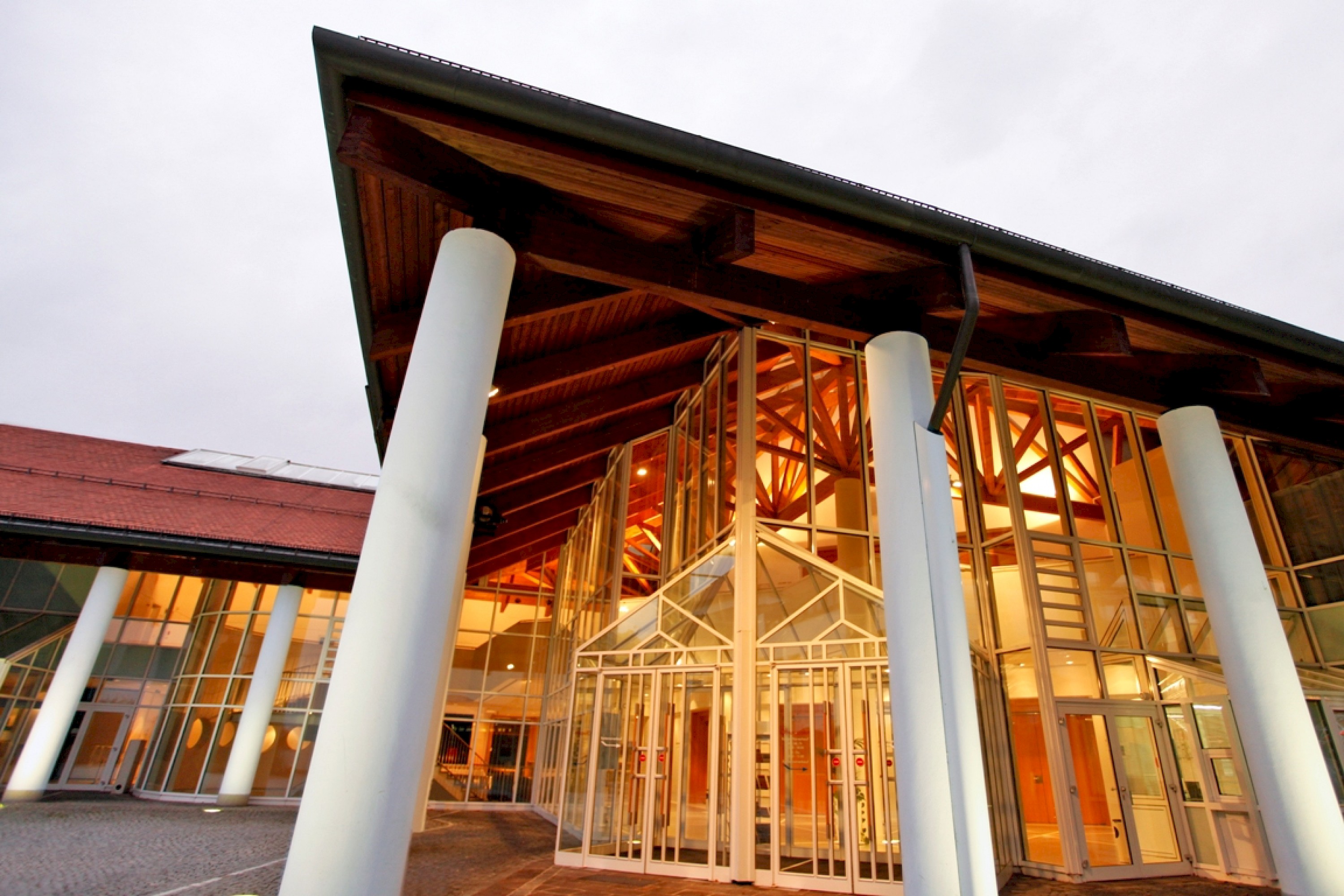 Anfahrt Events eventforum ERDING Eingang von außen